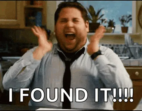 I found it