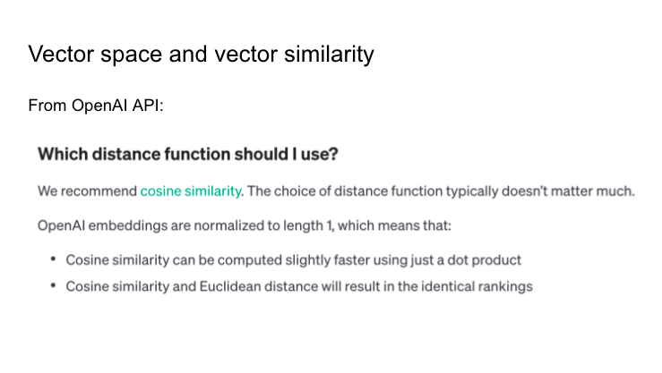Screenshot: https://platform.openai.com/docs/guides/embeddings/which-distance-function-should-i-use
