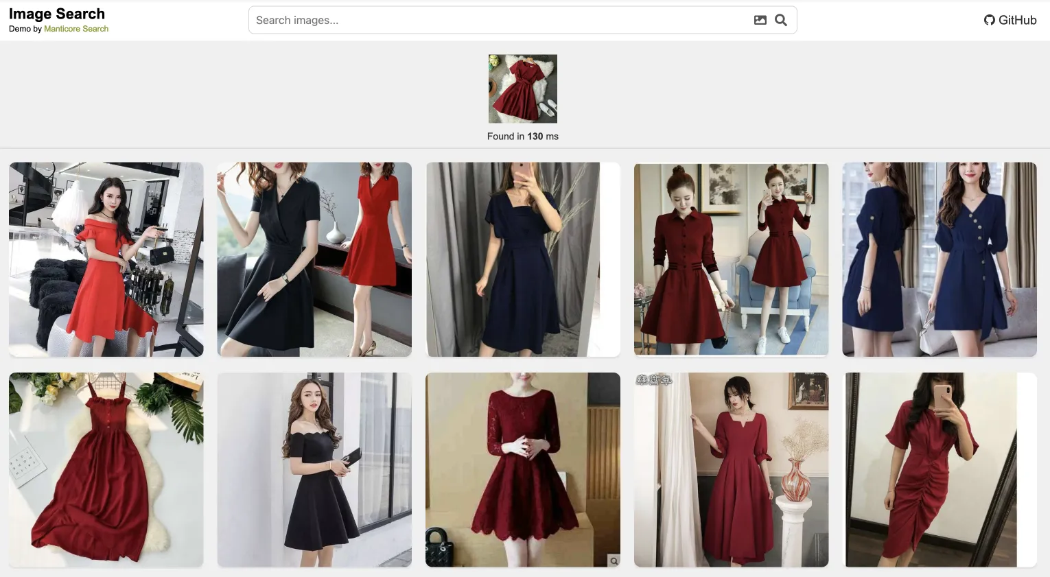 Reverse Image Search Showcase